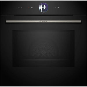 Bosch Series 8 Electric Pyrolytic Smart Oven with Microwave - Black | HMG7764B1B