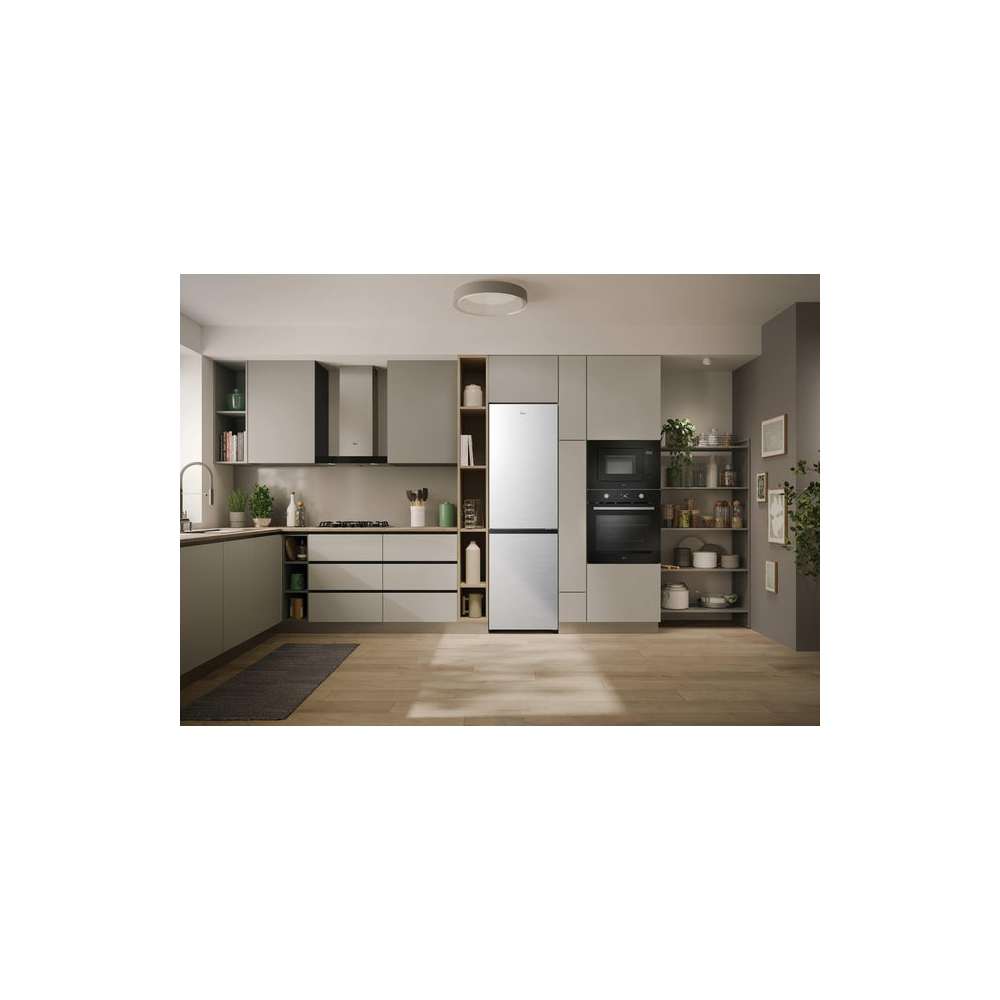Hoover 185cm 60/40 Fridge Freezer - Inox | HONCQ3T518ENXK