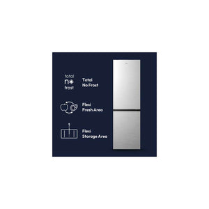 Hoover 185cm 60/40 Fridge Freezer - Inox | HONCQ3T518ENXK