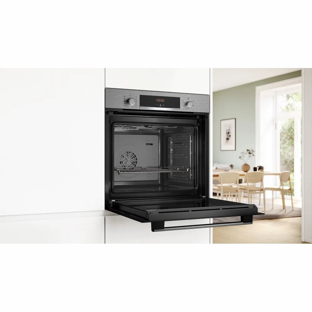 Bosch Series 4 Built in Single Oven - Stainless Steel | HQA534BS3B
