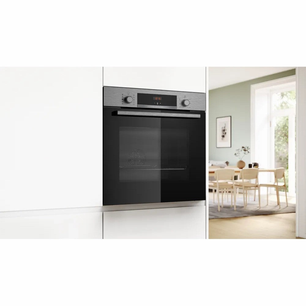 Bosch Series 4 Built in Single Oven - Stainless Steel | HQA534BS3B