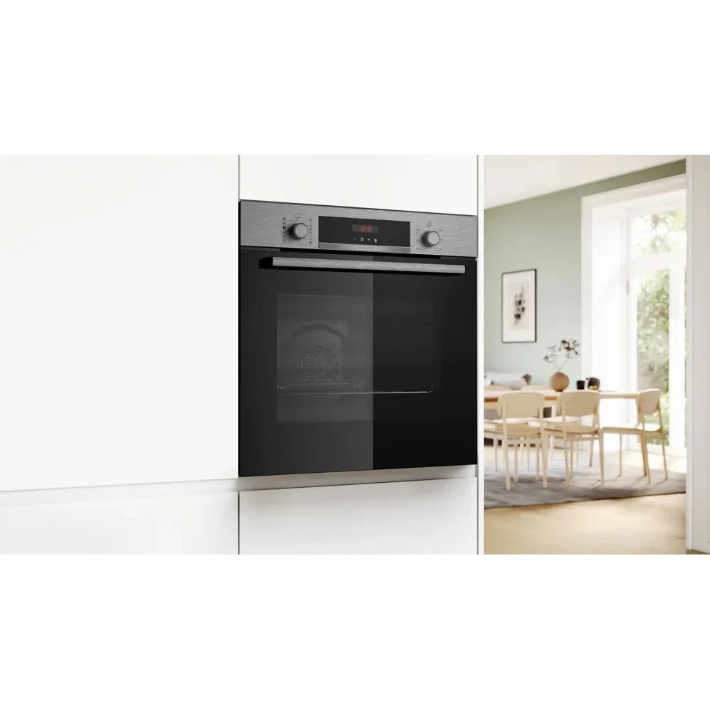 Bosch Series 4 Built In Single Oven - Stainless Steel | HQA574BS3B