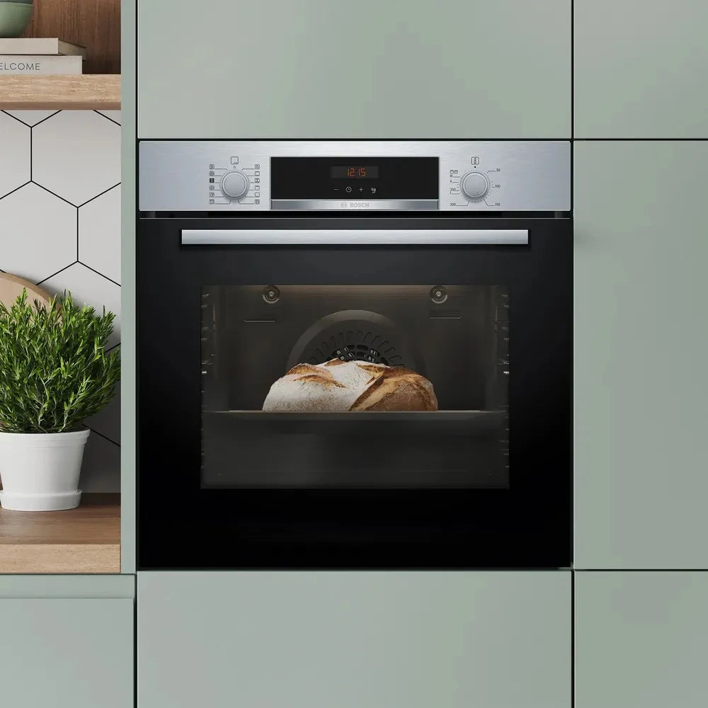 Bosch Series 4 Built In Single Oven - Stainless Steel | HQA574BS3B