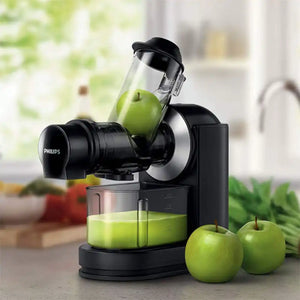 Philips Viva Cold Press Masticating Slow Juicer - Black | HR1889/71