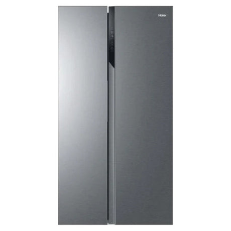 Haier SBS 90 Series 3 Frost Free American Fridge Freezer - Gentle Silver | HSR3918ENPG