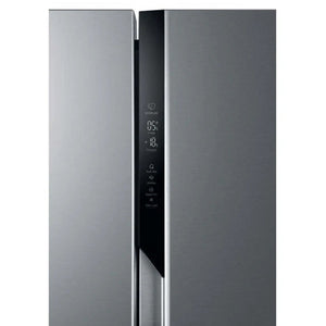 Haier SBS 90 Series 3 Frost Free American Fridge Freezer - Gentle Silver | HSR3918ENPG