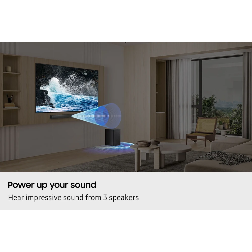 Samsung B450F 2.1ch B Series Soundbar with Subwoofer  -Titan Black | HW-B450F/XU