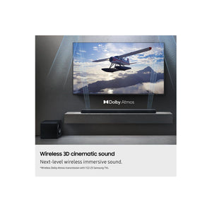 Samsung QS750F 5.1.2CH Soundbar with Subwoofer - Titan Black | HW-QS750F/XU
