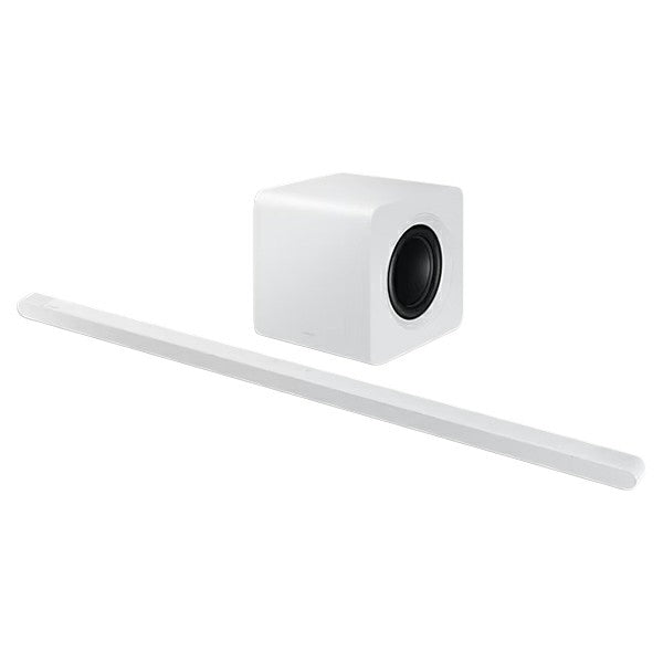 Samsung S800D Ultra Slim Lifestyle Soundbar with Subwoofer with Dolby Atmos - White | HW-S800D/XU