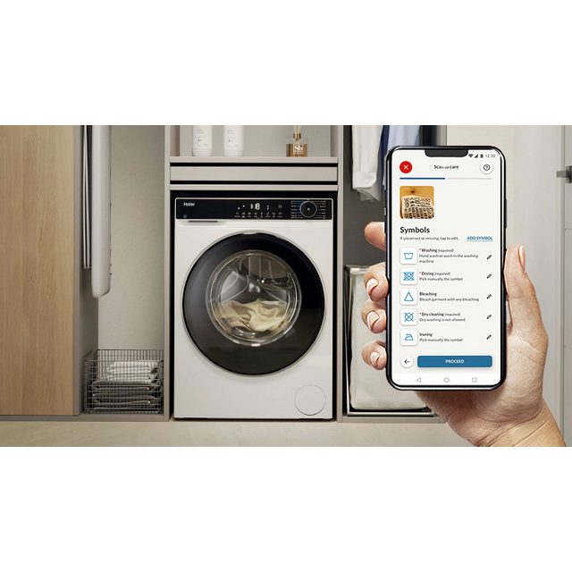Haier X Series 5 10kg 1400 Spin Washing Machine - Graphite | HW100-BP14357GUUK