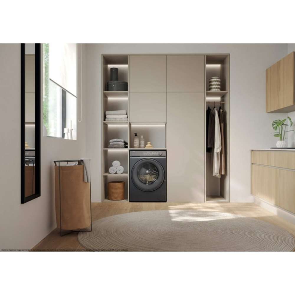 Haier X Series 7 12kg 1400 Spin Washing Machine Wifi Enabled - Graphite | HW120-B14367GUUK