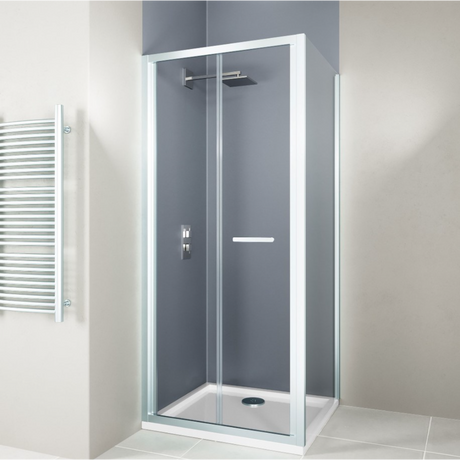 Flair HYDRO EXPRESS Bifold Shower Door | Chrome | 760mm to 1000mm