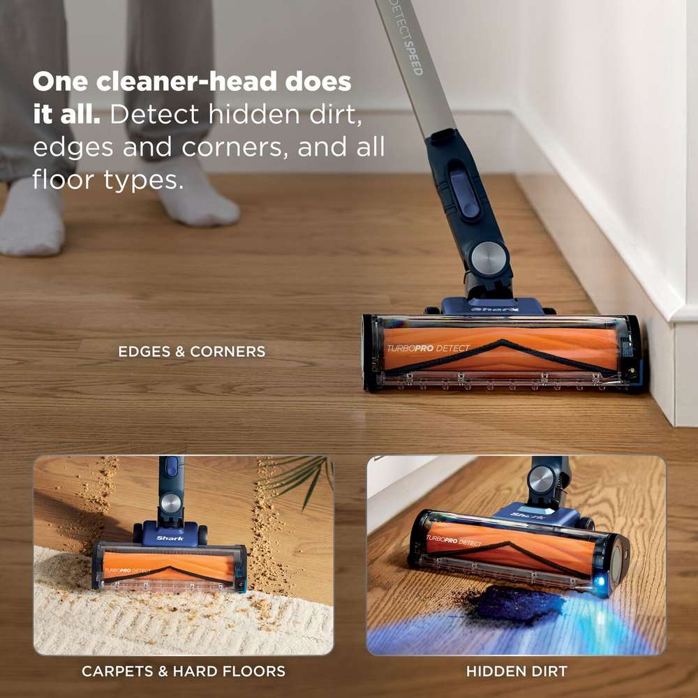 Shark PowerDetect Speed Cordless Stick Vac Vacuum - Ultramarine | IA1241UK