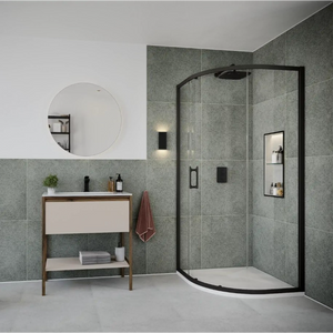 Flair ILI Quadrant Shower Enclosure | Chrome, Matte Black, Brushed Brass | 900mm, 1000x800mm to 1200x900mm
