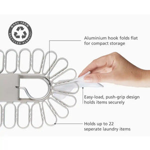 Joseph Joseph Petal 22 Pece Quick Grip Ecru Drying Hanger | 50051JJ