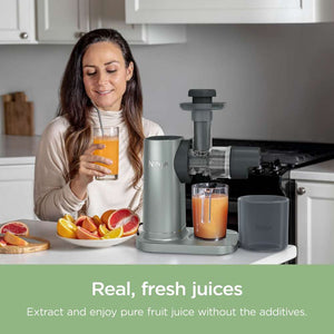 Ninja 3 in 1 Cold Press Juicer Slicer and Shredder with Anti-Clog Filter | JC152UK