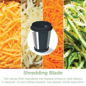 Ninja 3 in 1 Cold Press Juicer Slicer and Shredder with Anti-Clog Filter | JC152UK