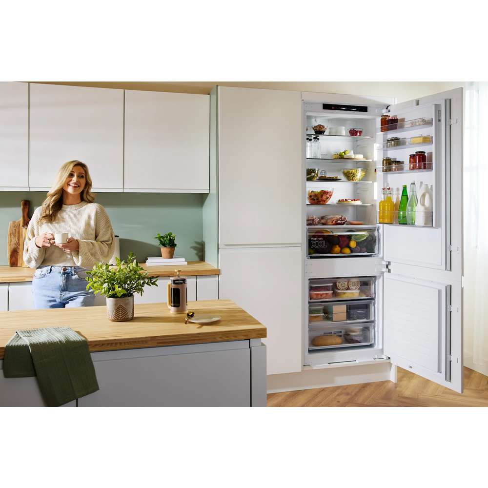 Bosch Series 2 60/40 Built In Integrated Fridge Freezer - White | KBN96NSE1G