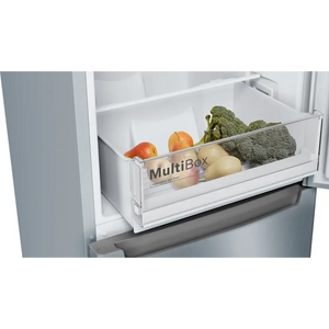 Bosch Series 2 Frost Free Freestanding Fridge Freezer - Stainless Steel | KGN34NLEAG