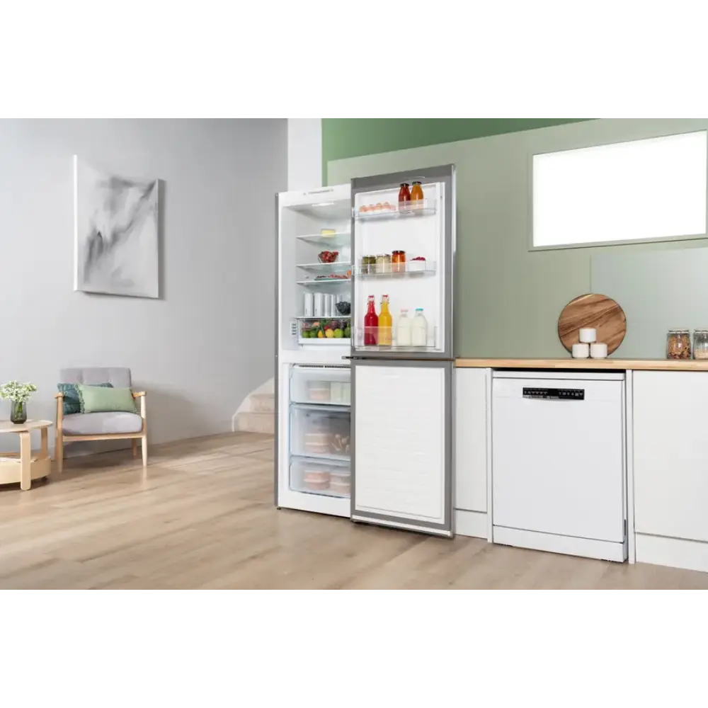 Bosch Series 2 Frost Free Freestanding Fridge Freezer - Stainless Steel | KGN34NLEAG