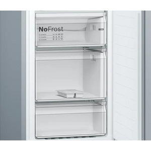 Bosch Series 2 Frost Free Freestanding Fridge Freezer - Stainless Steel | KGN34NLEAG