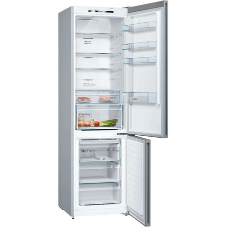 Bosch Series 4 203cm 70/30 Fridge Freezer - Stainless Steel | KGN392LEBG