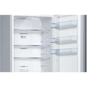 Bosch Series 4 203cm 70/30 Fridge Freezer - Stainless Steel | KGN392LEBG