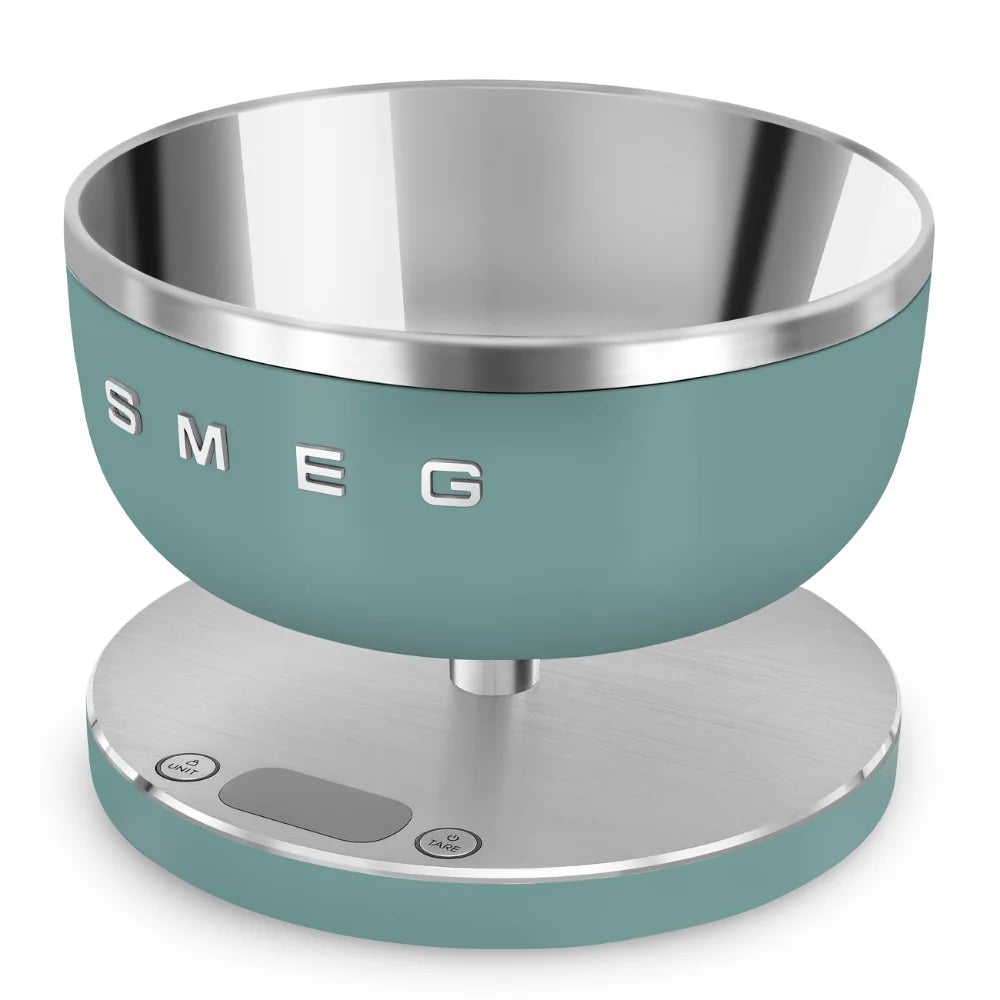 Smeg 50's Style Digital Kitchen Scales - Emerald Green | KSC01EGMWW