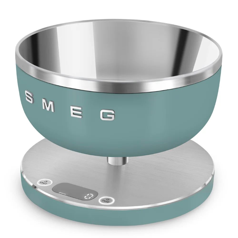 Smeg 50's Style Digital Kitchen Scales - Emerald Green | KSC01EGMWW