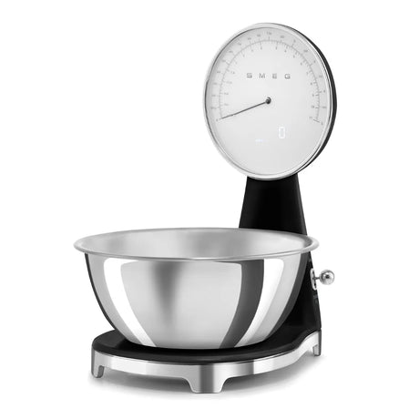 Smeg Analog and Digital Kitchen Scales Retro - Black | KSF01BLWW