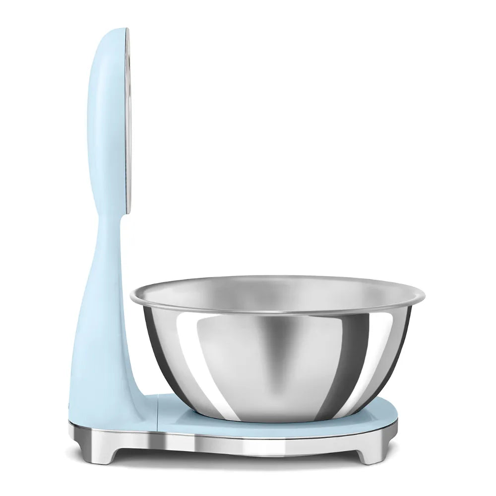 Smeg Analog and Digital Kitchen Scales - Pastel Blue | KSF01PBWW