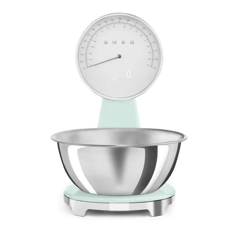 Smeg Analog and Digital Kitchen Scales Retro - Pastel Green | KSF01PGWW