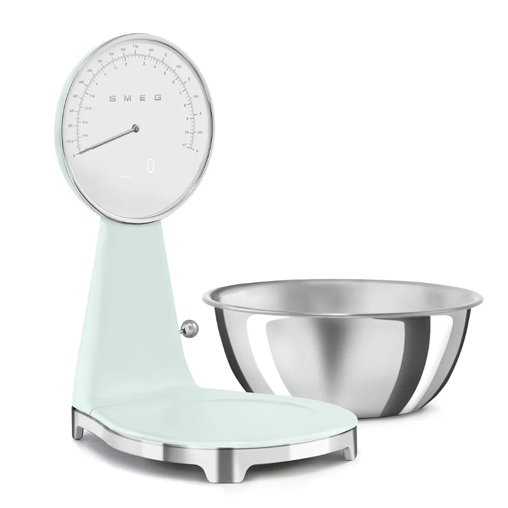 Smeg Analog and Digital Kitchen Scales Retro - Pastel Green | KSF01PGWW