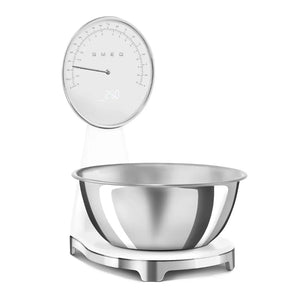 Smeg Analog and Digital Kitchen Scales Retro - White | KSF01WHWW