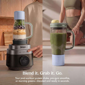 Ninja CrushBOSS 3 in 1 Kitchen System with Food Processor and Tumbler - Onyx | LB401UKBK
