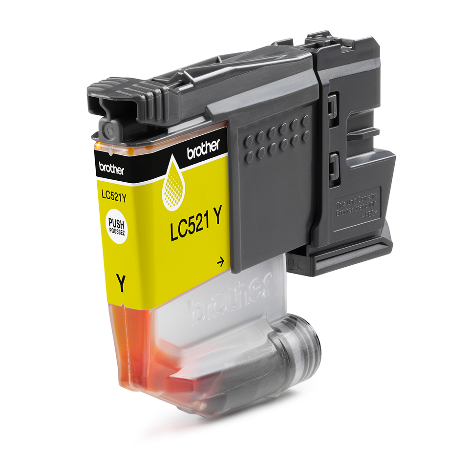 Brother Ink Cartridge LC521Y - Yellow | BRO1031