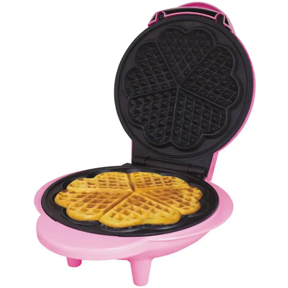 Global Gizmos Waffle Maker 1000w - Pink | 35570