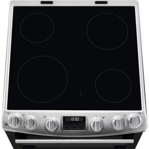Electrolux 60cm Double Oven Electric Ceramic Cooker - Stiainless Steel | LKR655200X