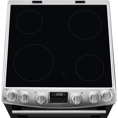 Electrolux 60cm Double Oven Electric Ceramic Cooker - Stiainless Steel | LKR655200X