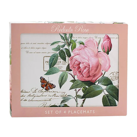 Dunlevy Redoute Rose Placemat Set of 4 | PG6385