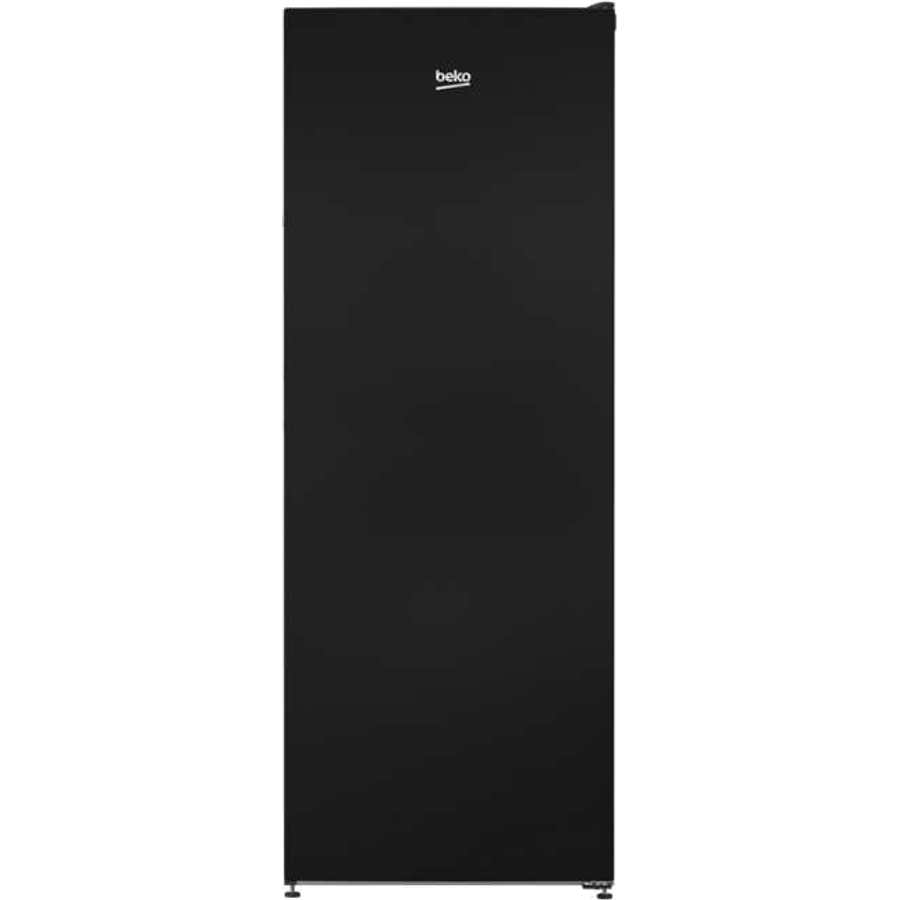 Beko 145.7cm Upright Tall Larder Fridge - Black | LSG4545B