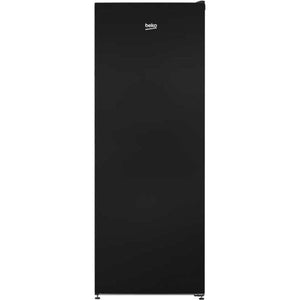 Beko 145.7cm Upright Tall Larder Fridge - Black | LSG4545B