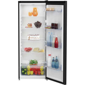 Beko 145.7cm Upright Tall Larder Fridge - Black | LSG4545B