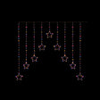 Premier 258 LED Flexibrights Star Curtain Light 1.2 Metre x 1.2 Metre - Rainbow