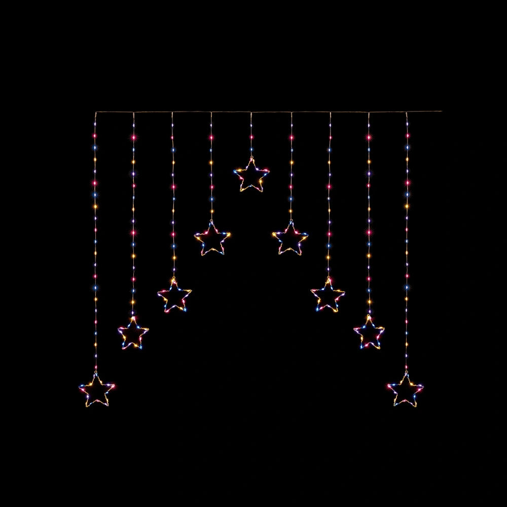 Premier 258 LED Flexibrights Star Curtain Light 1.2 Metre x 1.2 Metre - Rainbow
