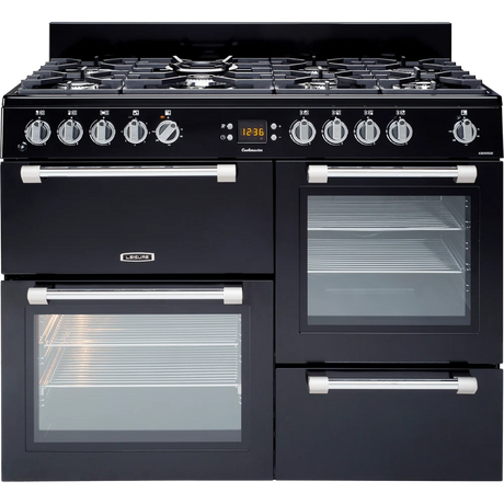 Leisure Cookmaster Dual Fuel Range Cooker 110cm - Black | CK110F232K