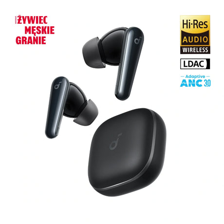 Soundcore Liberty 5 Noise Cancelling Wireless Bluetooth Earphones - Black | A3957G11