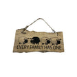 Lucky Ducks Coffee Wood Sign - Every Family Has One | BD-HGRD412