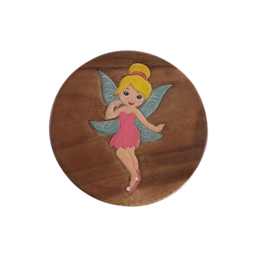 Lucky Ducks Fairy Kids Stool Wooden | WP-23-A36