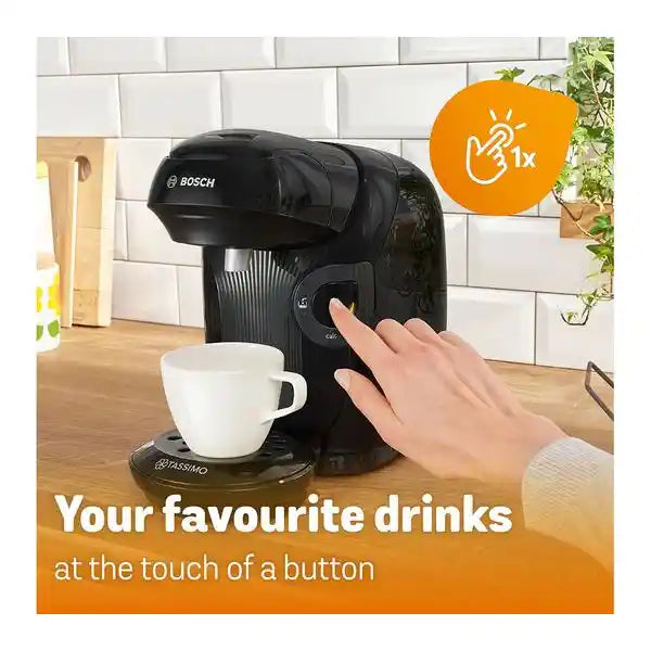 Bosch Tassimo Style Friendly Pod Coffee Machine - Black | TAS112EGB